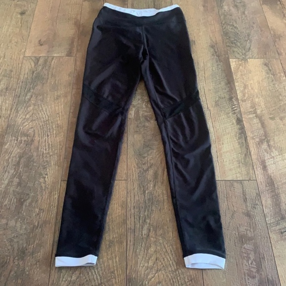 ALL FENIX Black Bound Leggings XS